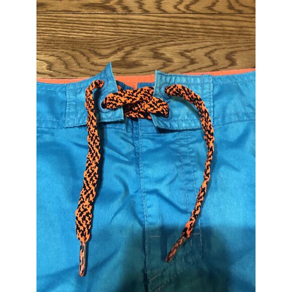 Hurley Board Shorts Mens 28 16 Phantom Blue Swim Trunks W/ Side Pocket Logo - Picture 3 of 10